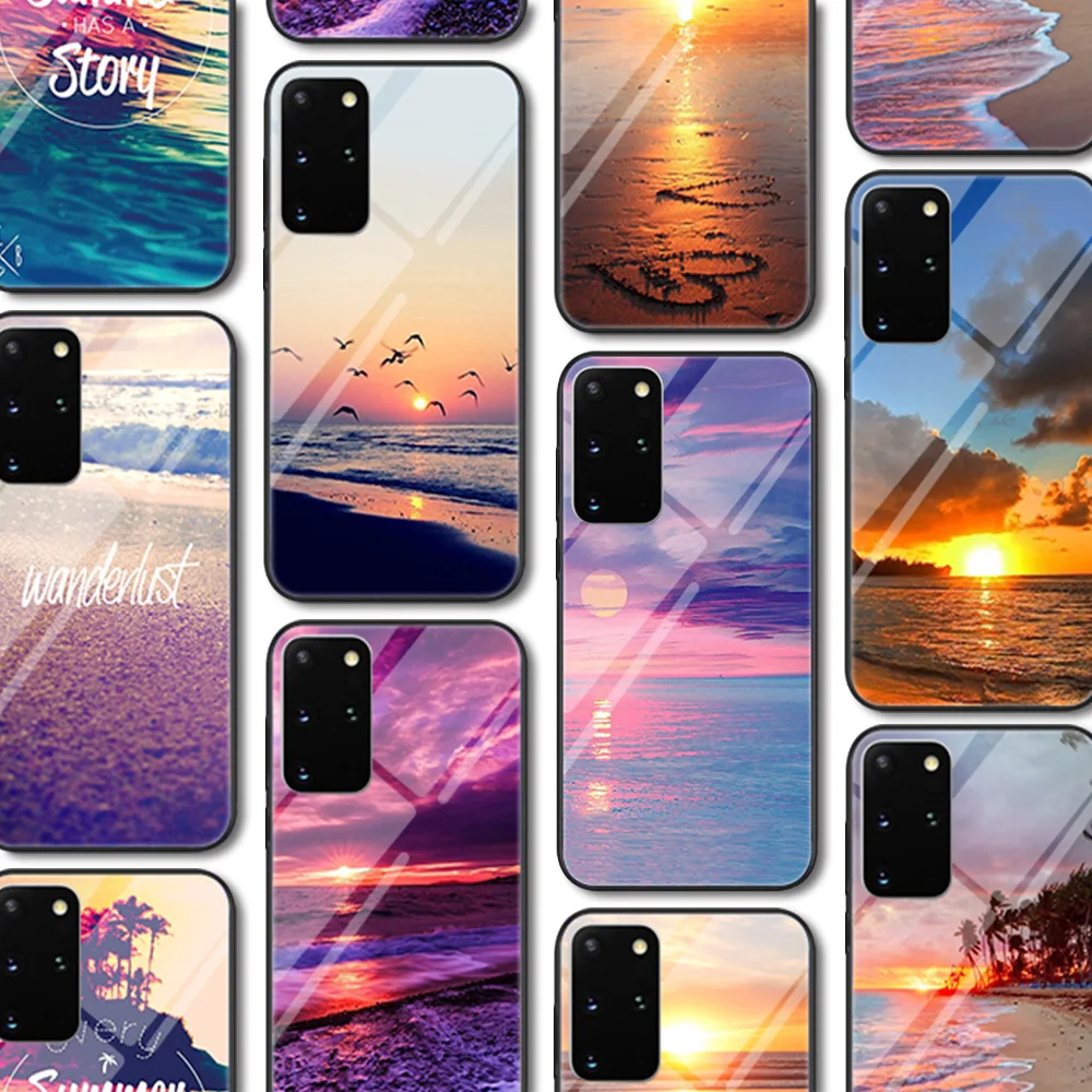 Beach Sunset Glass Case for Samsung Galaxy S21 A51 S20 A50 A21S A12 A71 A70 S10 S9 S8 S10e A30 A20 Note 20 10 9 Ultra Lite Plus
Beach Sunset Glass Case for Samsung Galaxy S21 A51 S20 A50 A21S A12 A71 A70 S10 S9 S8 S10e A30 A20 Note 20 10 9 Ultra Lite Plus