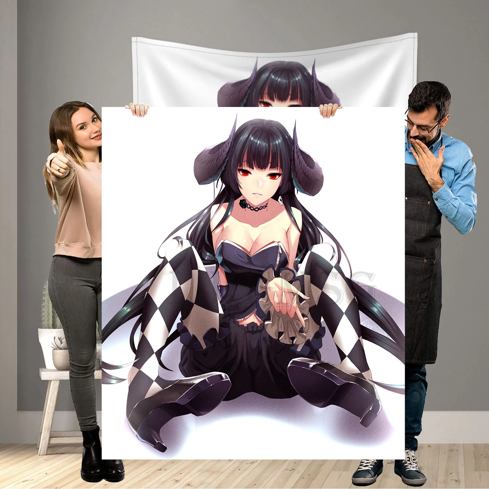 Hentai Anime Poster Tapestry Demon Girl Lingerie Tapestries Monster Girl Sexy Adult Harem Doujin Animation Merch Wall Hanging
Hentai Anime Poster Tapestry Demon Girl Lingerie Tapestries Monster Girl Sexy Adult Harem Doujin Animation Merch Wall Hanging