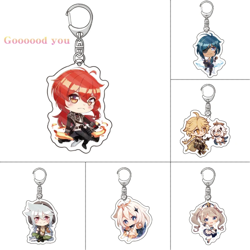 Anime Keychain Acrylic Keyring Anime Car Accessories Genshin Impact Amber Kaeya Keychain Kawaii Cute Keychain For Girl Gift
Anime Keychain Acrylic Keyring Anime Car Accessories Genshin Impact Amber Kaeya Keychain Kawaii Cute Keychain For Girl Gift