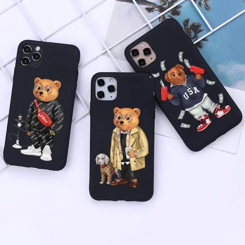 Cute Bear Fashion Brand Protective Phone Case for iphone 13 12 11 Pro Mini XS MAX 8 7 Plus X 2020 XR cover
Cute Bear Fashion Brand Protective Phone Case for iphone 13 12 11 Pro Mini XS MAX 8 7 Plus X 2020 XR cover