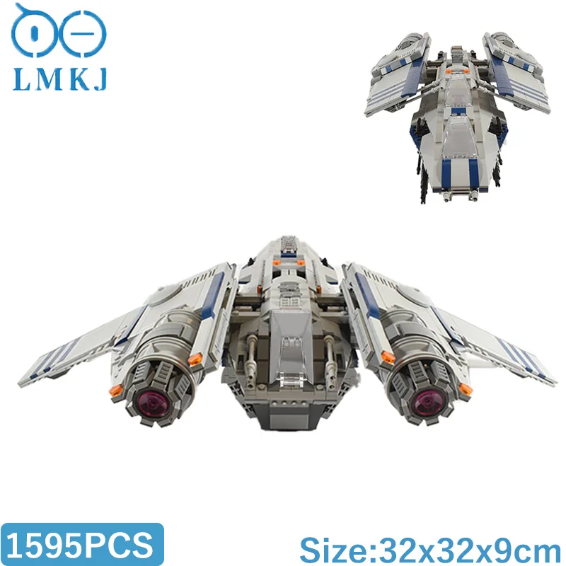 Модель самолета MOC Star из серии кино BAAT Aryal штурмовой космический корабль конструктор «сделай сам» Обучающие игрушки для детей Подарки
Модель самолета MOC Star из серии кино BAAT Aryal штурмовой космический корабль конструктор «сделай сам» Обучающие игрушки для детей Подарки
