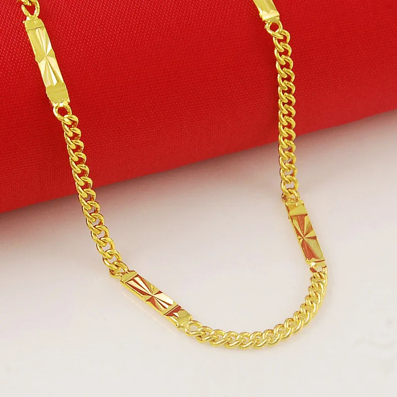 24k Luxury Link Chains Necklace For Hiphop Rap Party Gold Plating Jewelry 3mm Men Women Yellow Gold Color Necklace Para
24k Luxury Link Chains Necklace For Hiphop Rap Party Gold Plating Jewelry 3mm Men Women Yellow Gold Color Necklace Para