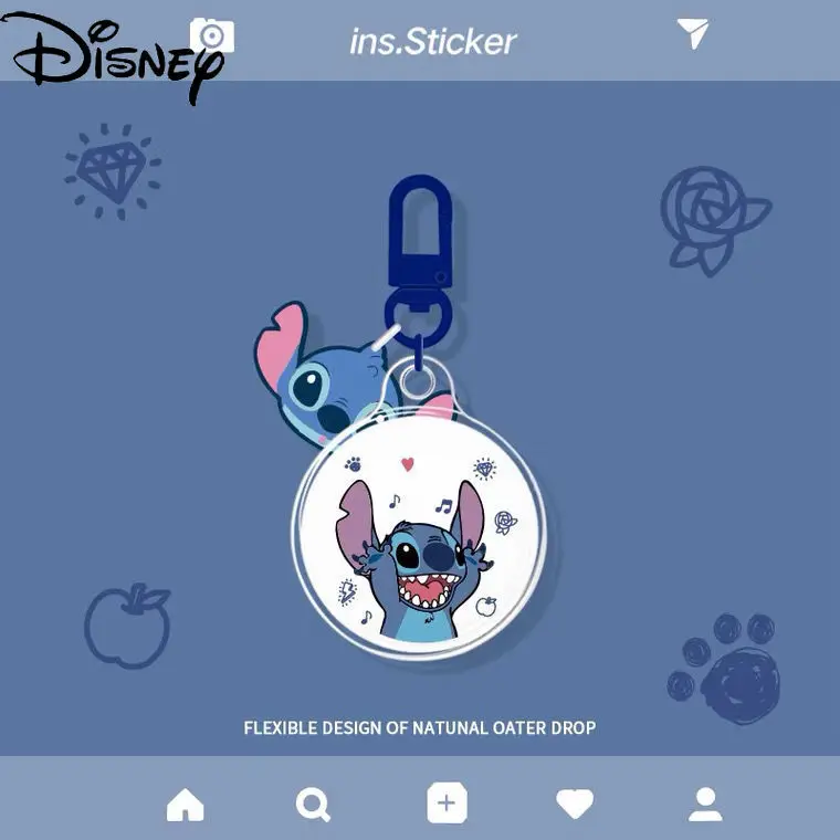 Disney Cute Stitch Star Delu for AirTag Cover Transparent Silicone Shell Tracker Positioning Anti-lost Hook
Disney Cute Stitch Star Delu for AirTag Cover Transparent Silicone Shell Tracker Positioning Anti-lost Hook