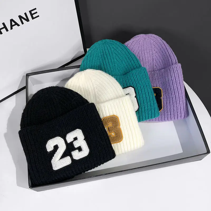 2022 New Winter Bonnet for Men Number 23 Wool Knitted Hat Autumn Women's Beanie Skullies Fashion Casual Unisex Multiple Colour
2022 New Winter Bonnet for Men Number 23 Wool Knitted Hat Autumn Women's Beanie Skullies Fashion Casual Unisex Multiple Colour