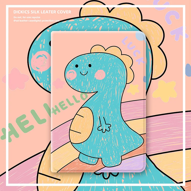 Rainbow little dinosaur suitable for Apple tablet iPad 8 protective case pro2020 cute air3 net red creativity
Rainbow little dinosaur suitable for Apple tablet iPad 8 protective case pro2020 cute air3 net red creativity