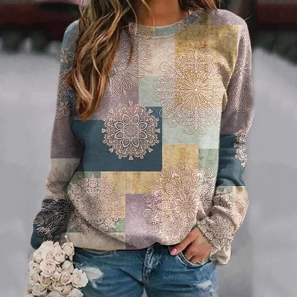European American Syle Fashion Women Floral Cotton Hoodie Casual OL Commuter Long Sleeve Printing Patchwork Pullover Lady Tops
European American Syle Fashion Women Floral Cotton Hoodie Casual OL Commuter Long Sleeve Printing Patchwork Pullover Lady Tops