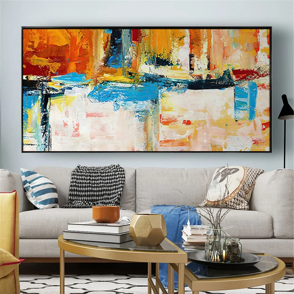 Hand painted Modern Abstract Oil Painting on Canvas for Living Room Home Decoration orange Wall Art Picture Gift big size
Hand painted Modern Abstract Oil Painting on Canvas for Living Room Home Decoration orange Wall Art Picture Gift big size