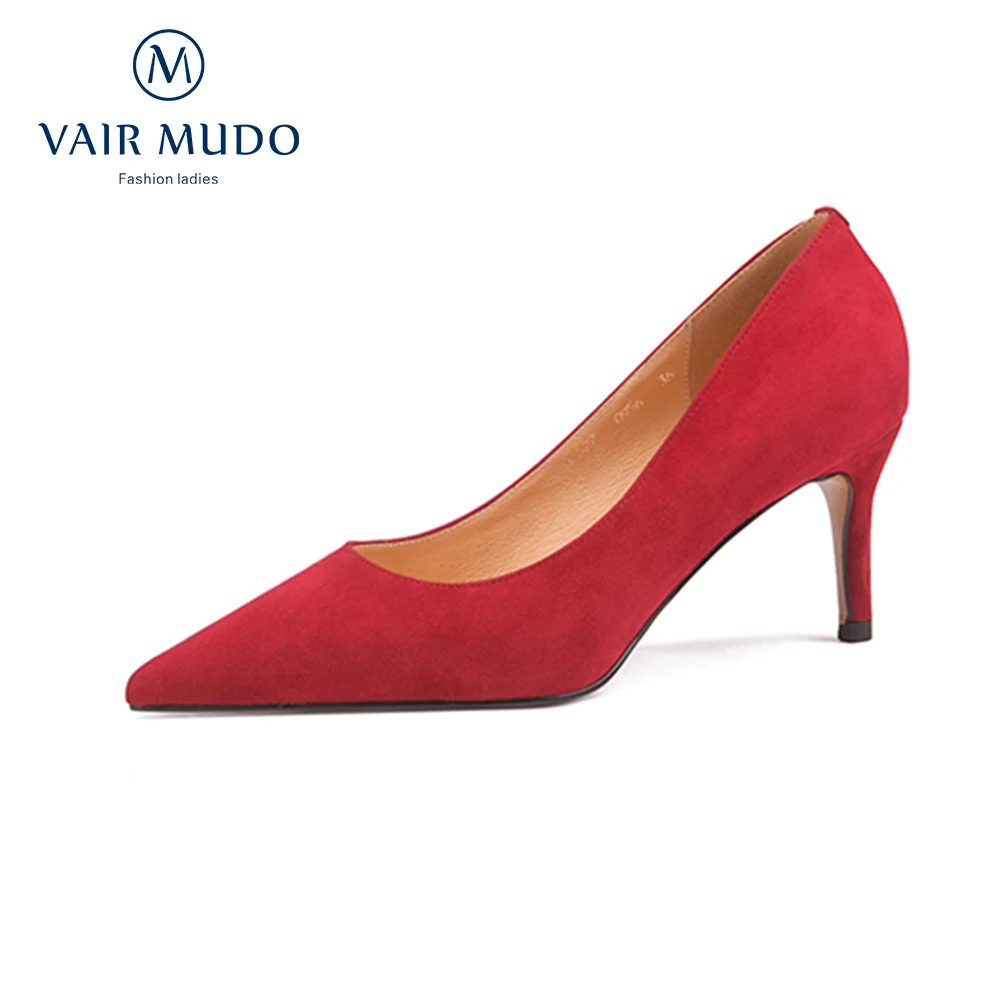 VAIR MUDO 2022 Women Stiletto High heels Shoes Spring and Autumn Lady Pumps professional banquet Dress Kid Suede work Shoes S39
VAIR MUDO 2022 Women Stiletto High heels Shoes Spring and Autumn Lady Pumps professional banquet Dress Kid Suede work Shoes S39