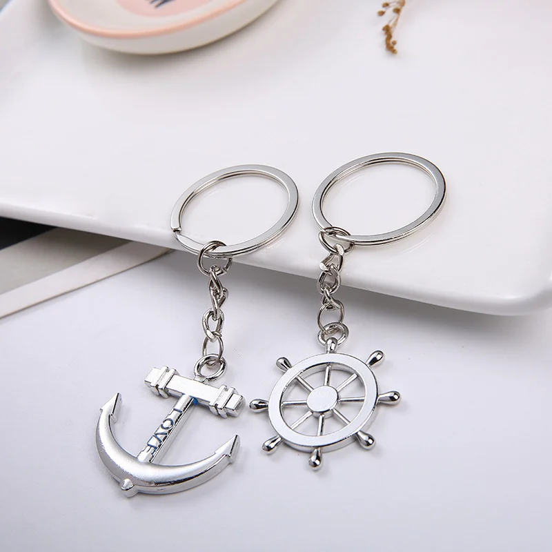 Beautifully packaged couple keychain, LOVE ship anchor rudder key ring bag pendant, a pair of creative gifts
Beautifully packaged couple keychain, LOVE ship anchor rudder key ring bag pendant, a pair of creative gifts