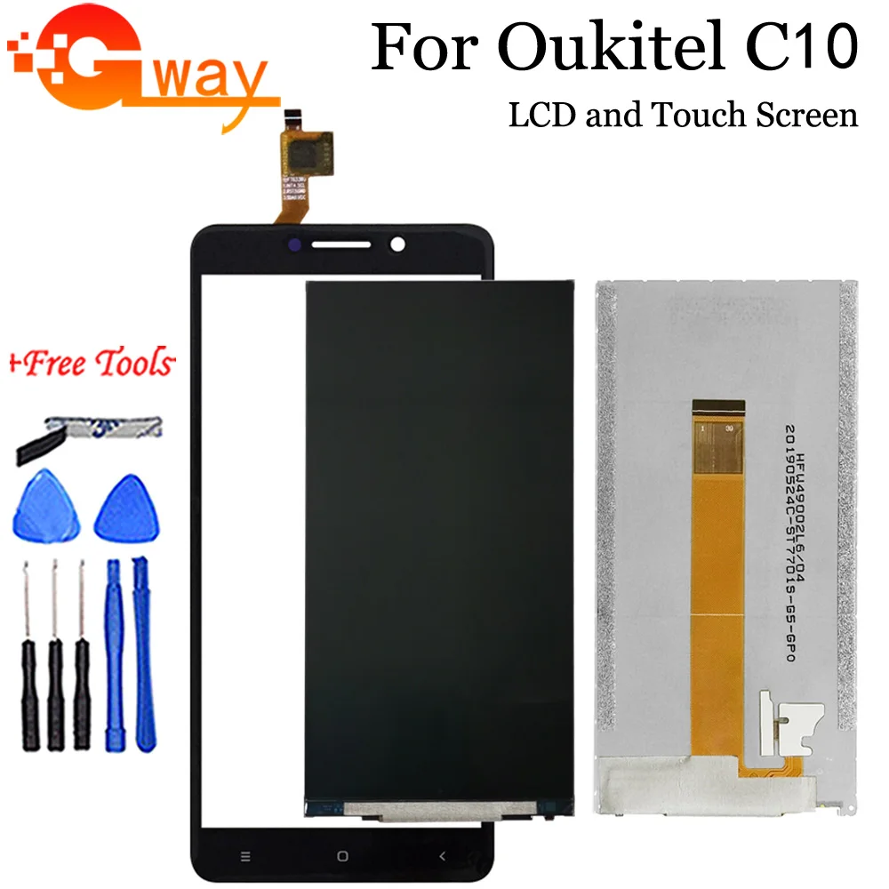 Черный для 5,0 "Oukitel C10 ЖК-дисплей и сенсорный экран дигитайзер сенсор ЖК-дисплей стеклянная панель мобильный телефон Замена с инструментами
Черный для 5,0 "Oukitel C10 ЖК-дисплей и сенсорный экран дигитайзер сенсор ЖК-дисплей стеклянная панель мобильный телефон Замена с инструментами