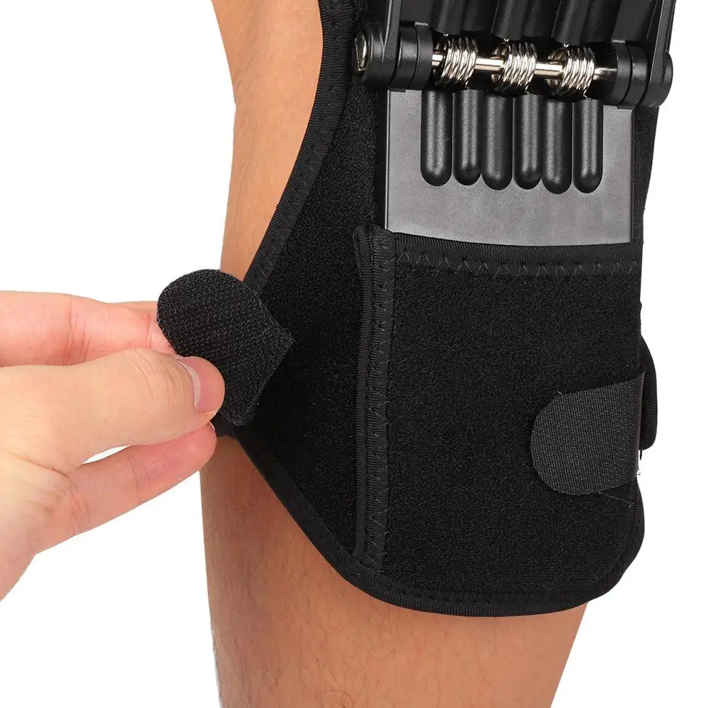 1 Pair Knee Booster Breathable Non-Slip Spring Designed Rock Climbing Mountaineering Fitness Sports Velcro Orthopedic Knee Brace
1 Pair Knee Booster Breathable Non-Slip Spring Designed Rock Climbing Mountaineering Fitness Sports Velcro Orthopedic Knee Brace