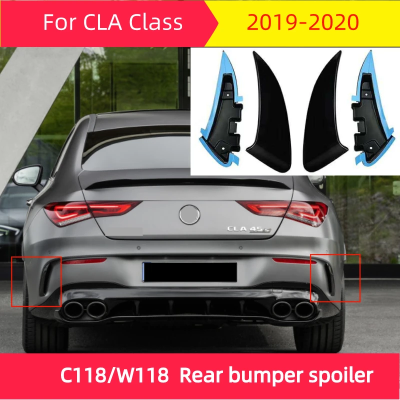Спойлер для заднего бампера C118 mercedes CLA class W118 2019-2020 CLA250 CLA180 CLA200 ABS Trim 2 шт. CLA45 Style |