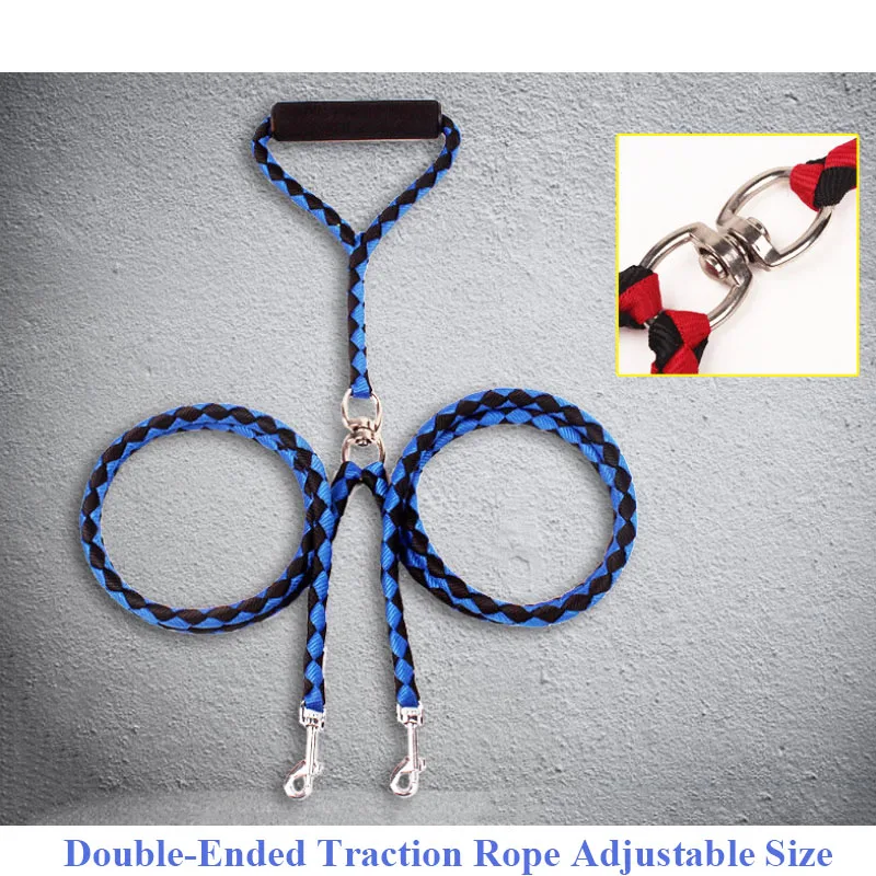 Walk Two Dogs Cats One Nylon No Tangle Pet Leash For Running Training Collar or Harness
Walk Two Dogs Cats One Nylon No Tangle Pet Leash For Running Training Collar or Harness