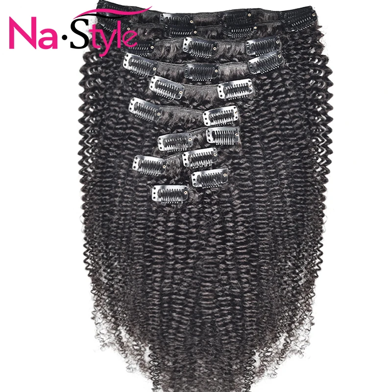 Nastyle Hair Clips In Brazilian Human Hair 100 Gram Afro Kinky Curly Clip In Hair Extensions 10 Pieces And Remy Hair 8-24 inches
Nastyle Hair Clips In Brazilian Human Hair 100 Gram Afro Kinky Curly Clip In Hair Extensions 10 Pieces And Remy Hair 8-24 inches