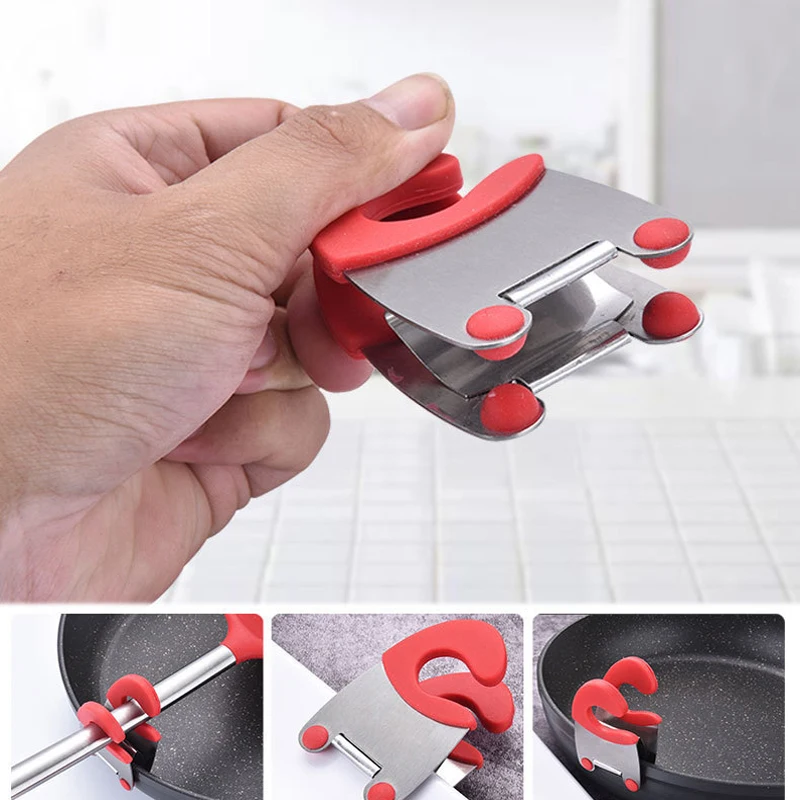 1Pc Spoon Pot Side Clip Holder Kitchen Tools Anti-scalding Spoon Rest Spatula Holder Stainless Steel Pot Clamp Clip Accessories
1Pc Spoon Pot Side Clip Holder Kitchen Tools Anti-scalding Spoon Rest Spatula Holder Stainless Steel Pot Clamp Clip Accessories