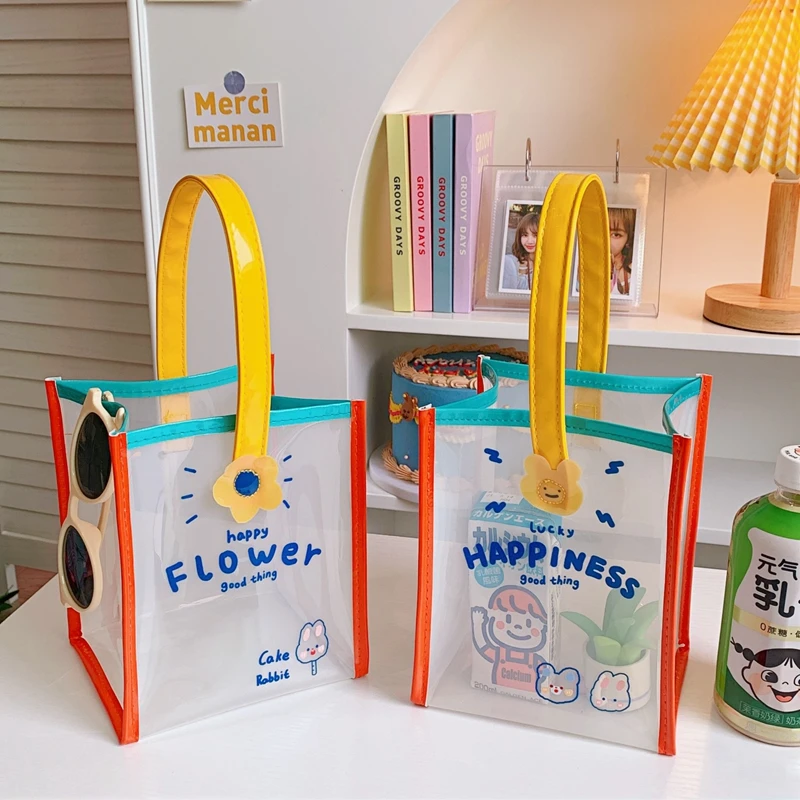 Summer Women Transparent Tote Organza Cute Flower Small Beach Bags Handbag Eco Clear Hand Bags Shopping Bags For Girls Supplies
Summer Women Transparent Tote Organza Cute Flower Small Beach Bags Handbag Eco Clear Hand Bags Shopping Bags For Girls Supplies