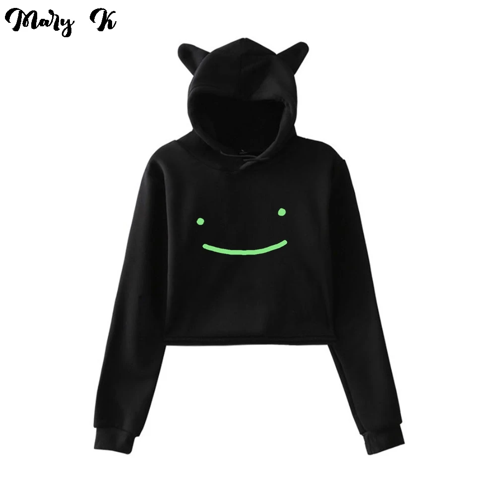 Укороченная Толстовка Dream Merch, свитшоты, уличная одежда, Женский пуловер с котом, Дамский милый тренировочный костюм в стиле Харадзюку, милый...
Укороченная Толстовка Dream Merch, свитшоты, уличная одежда, Женский пуловер с котом, Дамский милый тренировочный костюм в стиле Харадзюку, милый...