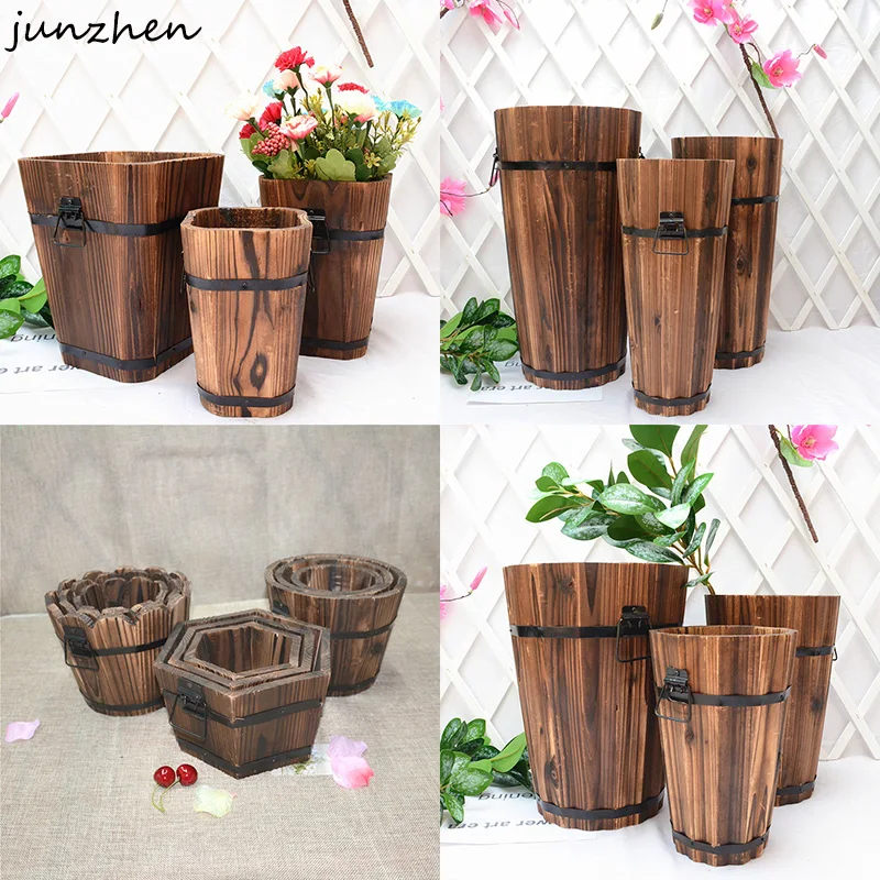 Solid Wood Planter Balcony Vegetable Planter Home Decor Retro Wood Container Home Garden Office Decor Flower Pot
Solid Wood Planter Balcony Vegetable Planter Home Decor Retro Wood Container Home Garden Office Decor Flower Pot
