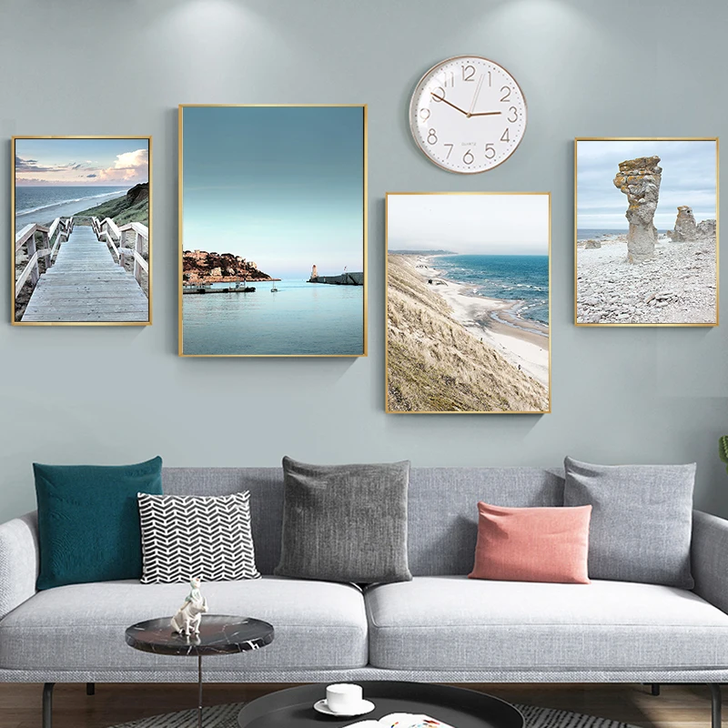 Nordic Modern Nature Seascape Ocean Sea Beach Bridge Canvas Paintings Posters and Prints Wall Art Picture for Living Room Cuadro
Nordic Modern Nature Seascape Ocean Sea Beach Bridge Canvas Paintings Posters and Prints Wall Art Picture for Living Room Cuadro
