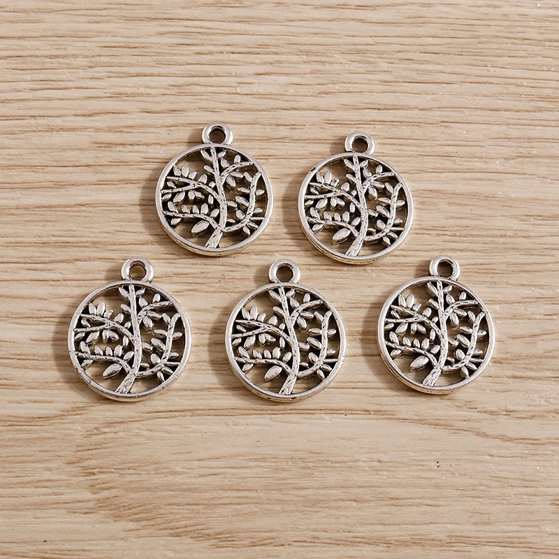 20pcs 15*18mm Antique Silver Color Alloy Plant Tree Charms for Making Drop Earrings Pendants Necklaces DIY Jewelry Findings
20pcs 15*18mm Antique Silver Color Alloy Plant Tree Charms for Making Drop Earrings Pendants Necklaces DIY Jewelry Findings