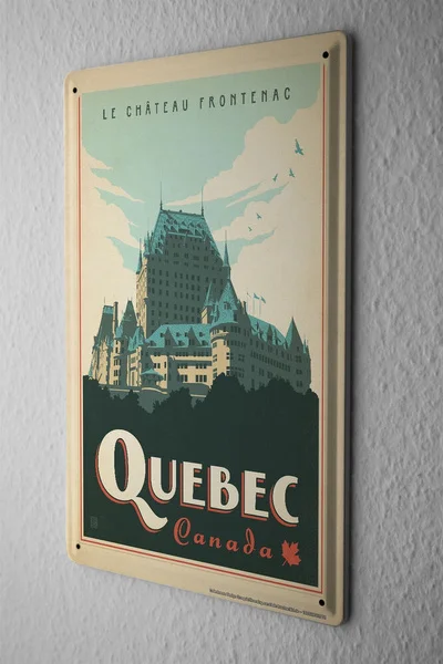 Tin Sign World Tour Quebec Canada Frontenac Castle Metal Plate
Tin Sign World Tour Quebec Canada Frontenac Castle Metal Plate