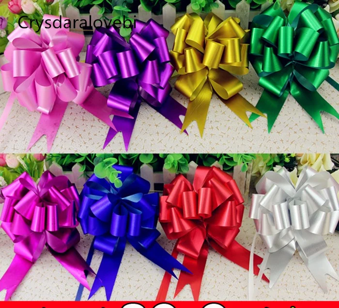 50pcs Beautiful Luster solid Color 18mm Pull Bow ribbon for gift Flower bowknot Gift Packing Party Wedding Car Room Decoration
50pcs Beautiful Luster solid Color 18mm Pull Bow ribbon for gift Flower bowknot Gift Packing Party Wedding Car Room Decoration