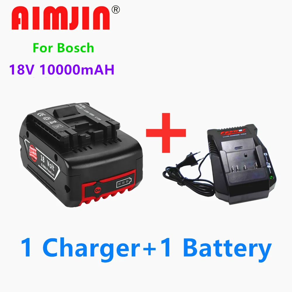 2021 NEW Original18V 10000mah Rechargeable Lithium Ion Battery for 18V Bosch Electric Tool Backup Battery+Charger
2021 NEW Original18V 10000mah Rechargeable Lithium Ion Battery for 18V Bosch Electric Tool Backup Battery+Charger