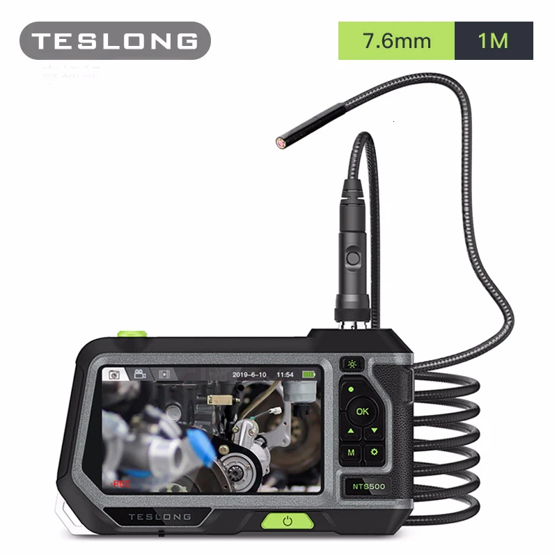 Промышленный эндоскоп TESLONG NTS500 с линзой 7,5 мм, 1 м, эндоскоп со змеиной линией, с высоким прозрачным экраном, 5 дюймов, 200 Вт, пиксельный Водонеп... 
Промышленный эндоскоп TESLONG NTS500 с линзой 7,5 мм, 1 м, эндоскоп со змеиной линией, с высоким прозрачным экраном, 5 дюймов, 200 Вт, пиксельный Водонеп...