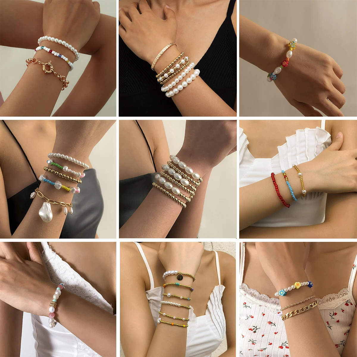 Ingemark Boho Ethnic Hamdmade Multicolor Bracelet Sets For Women Fashion Letters Pearl Beads Bracelet Couples Boho y2k Jewelry
Ingemark Boho Ethnic Hamdmade Multicolor Bracelet Sets For Women Fashion Letters Pearl Beads Bracelet Couples Boho y2k Jewelry