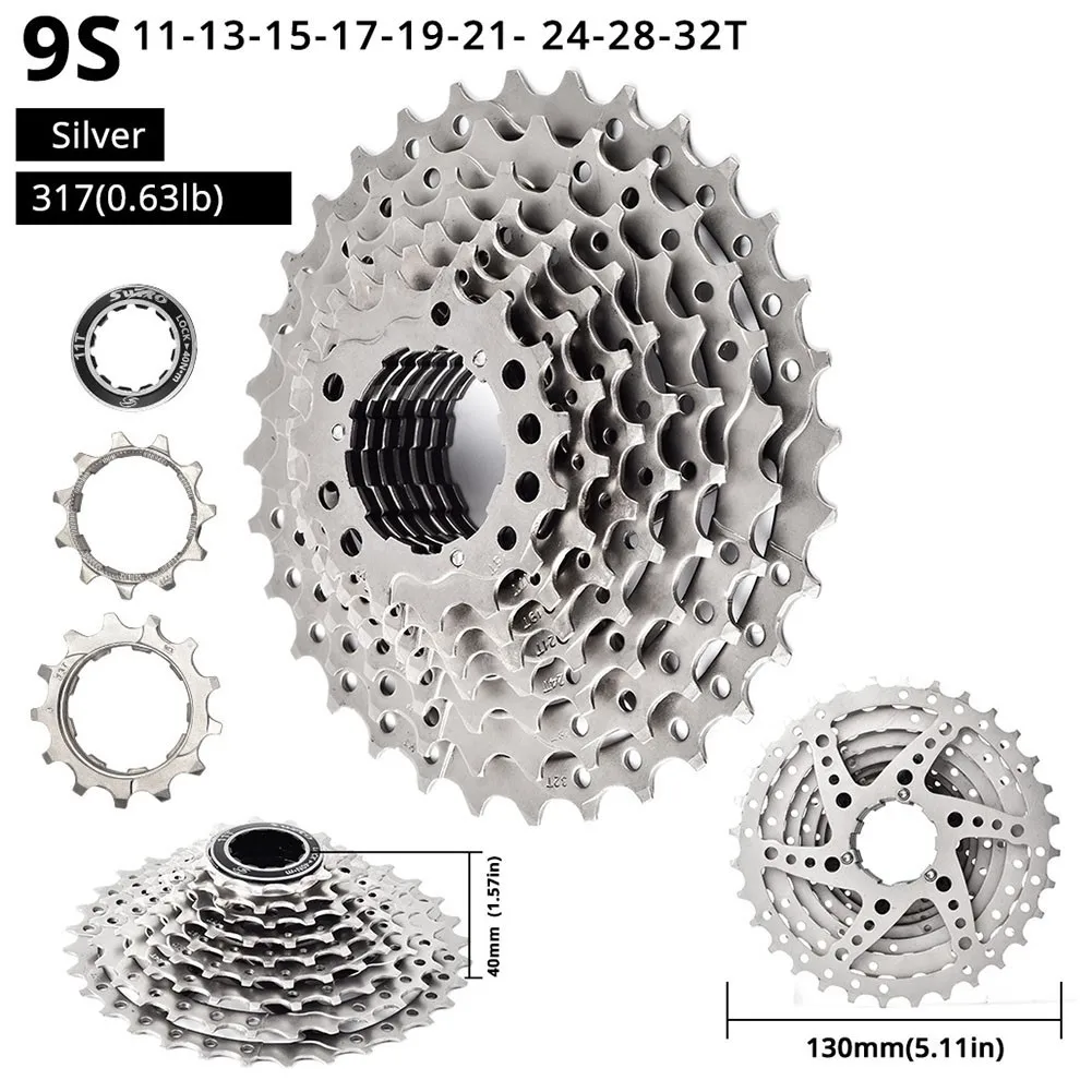 Road Bike Freewheel 11-32T Bicycle Flywheel Steel 8/9 S Speed Cassette MTB Freewheel For Shimano Bike Bicycle
Road Bike Freewheel 11-32T Bicycle Flywheel Steel 8/9 S Speed Cassette MTB Freewheel For Shimano Bike Bicycle