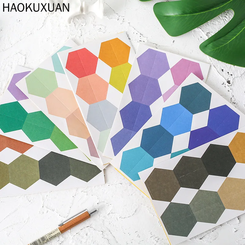 48 Stickers / 2 Pieces Sticky Notes Hexagon Colored Index Notebook Planner Accessories Tool Sticker Message
48 Stickers / 2 Pieces Sticky Notes Hexagon Colored Index Notebook Planner Accessories Tool Sticker Message