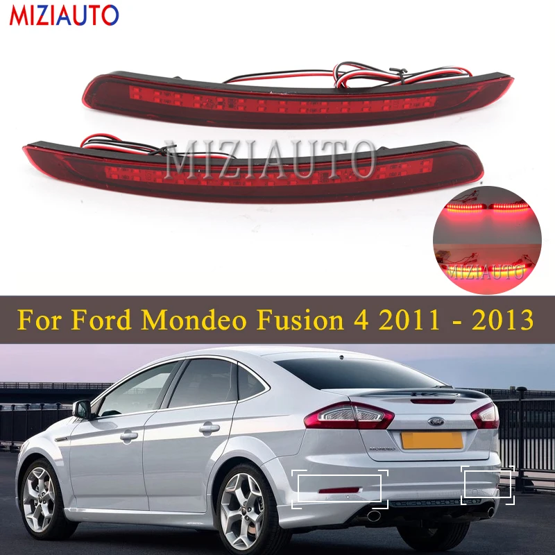 1 пара светодиодный задний бампер отражатель светильник для Hyundai Elantra 2012 2014 Хвост