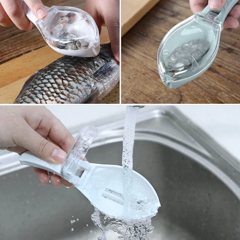 1Pcs Fish Scale Remover Durable Fish ScaleScaler Fish Scale Planing Cleaner Portable Plastic Fish Scale Remover Kitchen Tools 
1Pcs Fish Scale Remover Durable Fish ScaleScaler Fish Scale Planing Cleaner Portable Plastic Fish Scale Remover Kitchen Tools