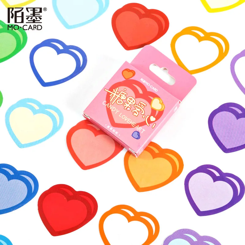 45Pcs/Box Colorful Heart Decorative Laptop Stickers Scrapbooking Decor Stickers Daily Planner Tags School Stationery Supplies
45Pcs/Box Colorful Heart Decorative Laptop Stickers Scrapbooking Decor Stickers Daily Planner Tags School Stationery Supplies