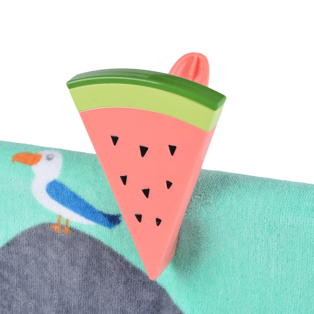 Летние пластиковые цветные зажимы милое пляжное полотенце с изображением