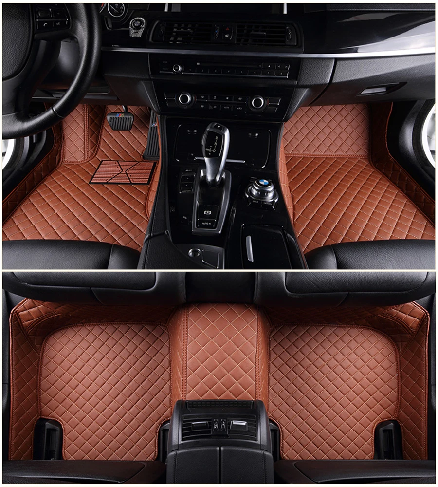 Напольные коврики для Renault Kadjar 2019 2018 2017 2016 2015 интерьера кожаные декоративные