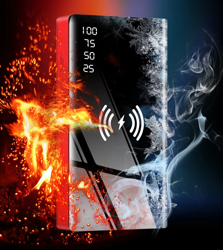 Car Jump Starter Power Bank 20000mAh Car Battery Power Bank with Wireless Charger LED Flashlight Digital Display TypeC Powerbank
Car Jump Starter Power Bank 20000mAh Car Battery Power Bank with Wireless Charger LED Flashlight Digital Display TypeC Powerbank