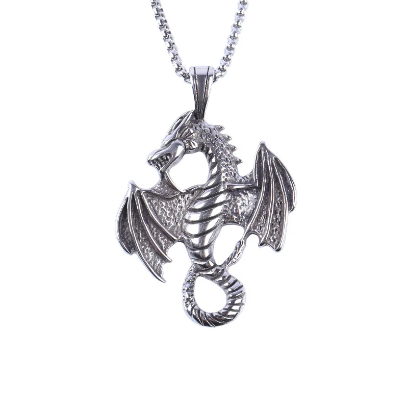 Men's Necklace Stainless Steel Black Dragon Flame Pendant Necklace Black Color Leather Chain Choker Necklace Punk Jewelry
Men's Necklace Stainless Steel Black Dragon Flame Pendant Necklace Black Color Leather Chain Choker Necklace Punk Jewelry