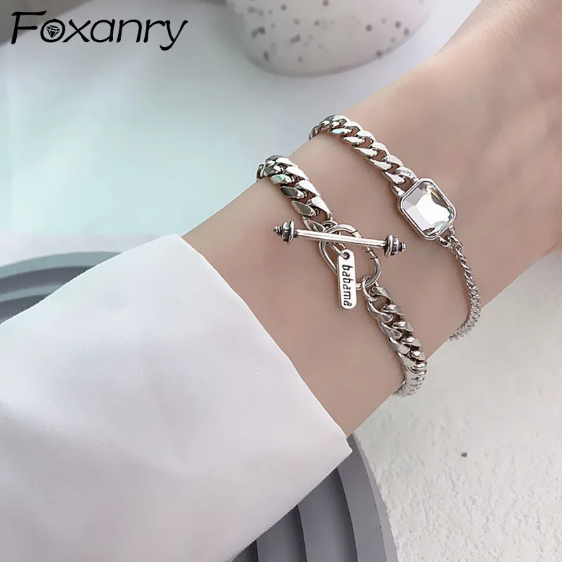 Evimi 925 Silver Color Bracelets INS Fashion Vintage Couples Simple Design Geometric Tassel Thai Party Jewelry Gifts
Evimi 925 Silver Color Bracelets INS Fashion Vintage Couples Simple Design Geometric Tassel Thai Party Jewelry Gifts