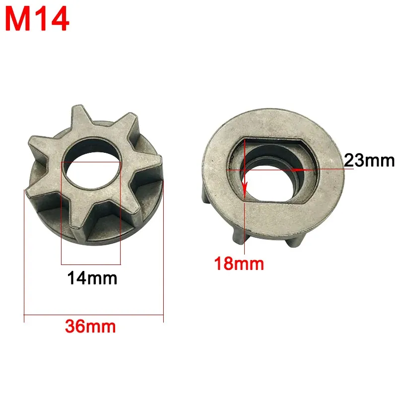 115/125/150/180 Sprocket Chain Saw Gear Angle Grinder Replacement Gear Bracket M10 M14 M16 Angle Grinder Conversion Head Gear
115/125/150/180 Sprocket Chain Saw Gear Angle Grinder Replacement Gear Bracket M10 M14 M16 Angle Grinder Conversion Head Gear