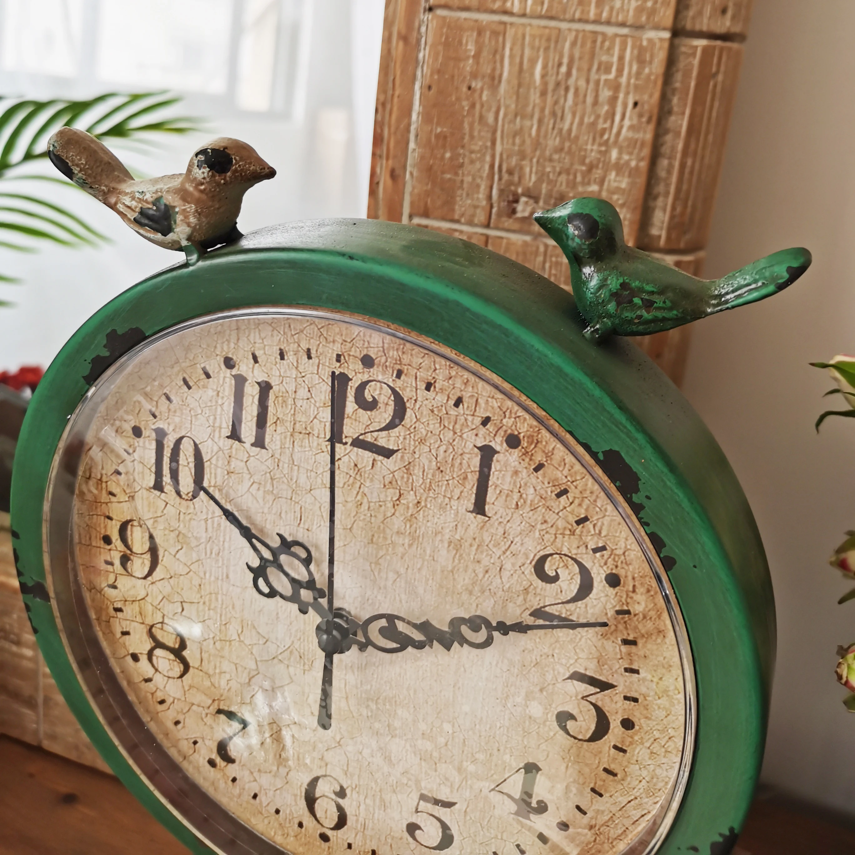 Настольные часы в скандинавском стиле тихие Креативные Часы для гостиной из