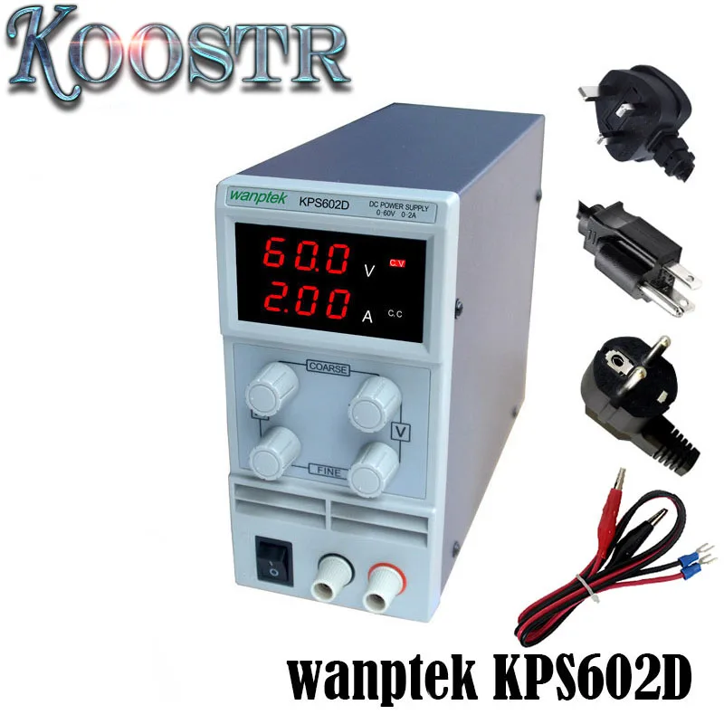 Фото Мини laboratorial voeding KPS602D 60 V 2A eenfase verstelbare SMPS цифровой регулятор напряжения 0 1 0.01A DC