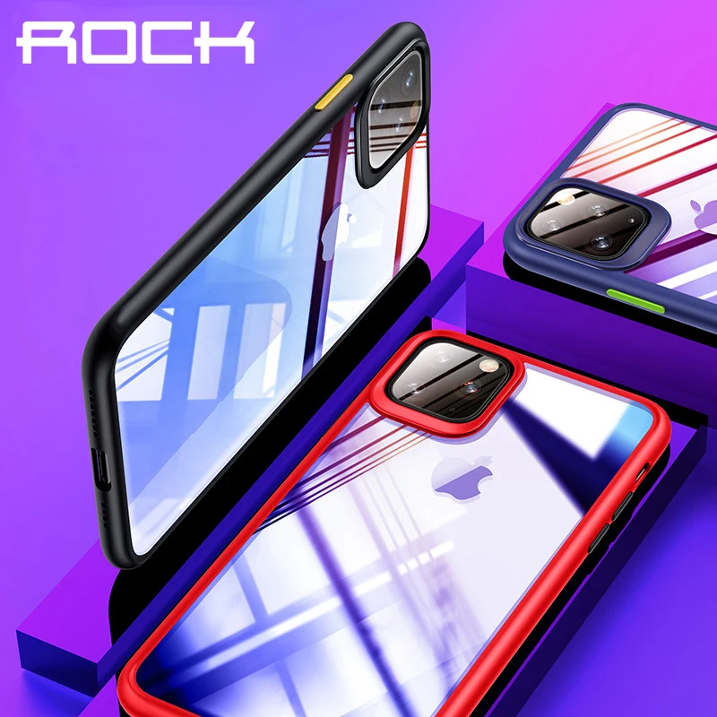 Чехол для Apple iPhone 11 2019 сертифицированный Rock Mil Grade чехол с противоударным бампером