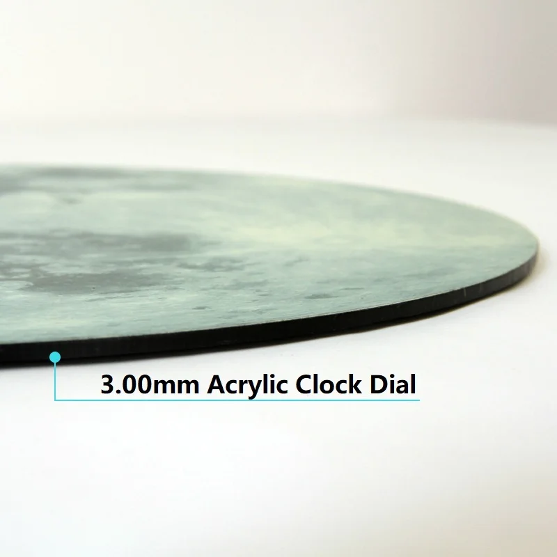 3D Glowing Moon Luminous Wall Clock Vintage Home Decoration Acrylic Fluorescence Watch Digital Clock Mechanism Decorative Quartz
3D Glowing Moon Luminous Wall Clock Vintage Home Decoration Acrylic Fluorescence Watch Digital Clock Mechanism Decorative Quartz