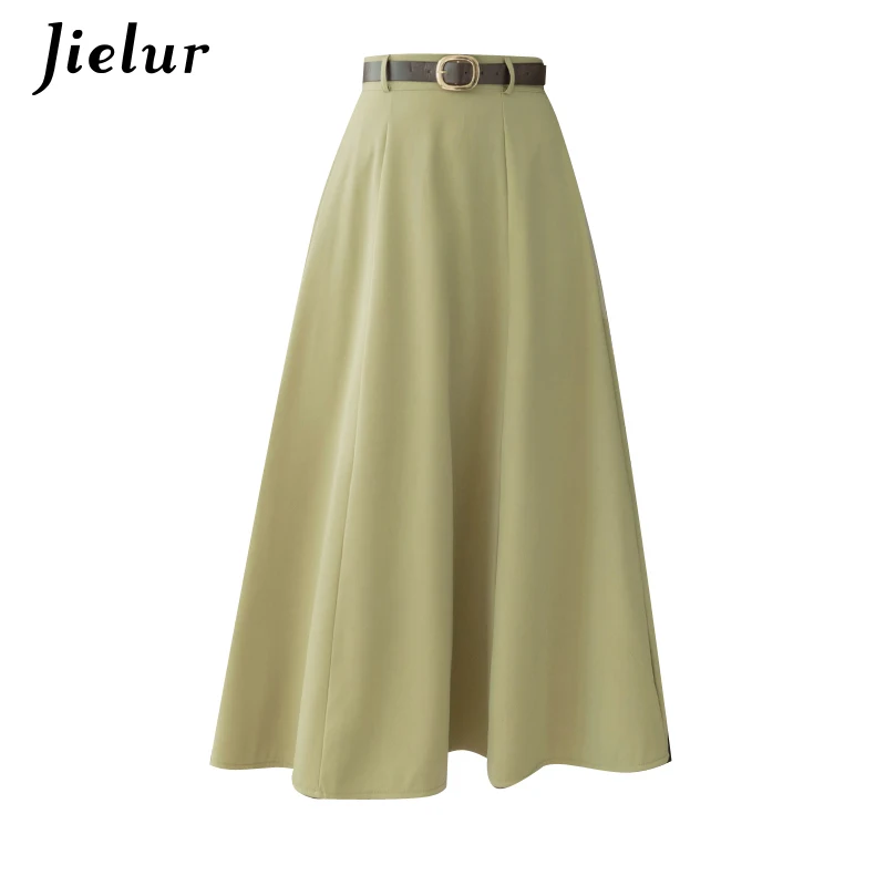 Jielur High Waist Skirt Fashion Black Long Pleated Skirts Female Sashes A-line Casual Loose Office Lady Women's Skirt Jupe New
Jielur High Waist Skirt Fashion Black Long Pleated Skirts Female Sashes A-line Casual Loose Office Lady Women's Skirt Jupe New