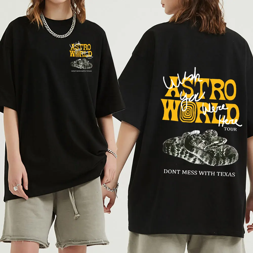 2021 New Fashion Hip Hop T Shirt Men Women Travis Scotts ASTROWORLD Harajuku T-Shirts WISH YOU WERE HERE Letter Print Tees Tops
2021 New Fashion Hip Hop T Shirt Men Women Travis Scotts ASTROWORLD Harajuku T-Shirts WISH YOU WERE HERE Letter Print Tees Tops