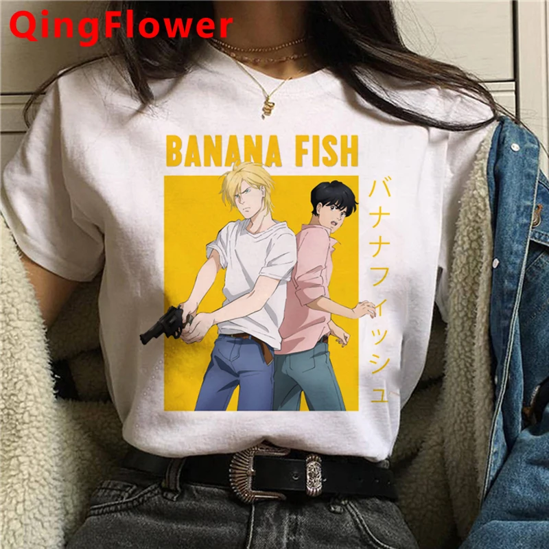 Banana Fish t shirt clothes women grunge casual print white t shirt aesthetic top tees vintage white t shirt
Banana Fish t shirt clothes women grunge casual print white t shirt aesthetic top tees vintage white t shirt