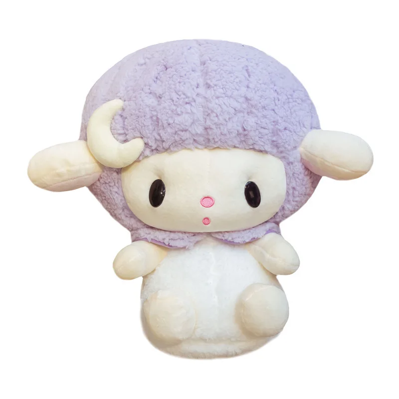 

30/40cm Cute Cartoon Angel Lamb Plush Toy Adorable Sheep Stuffed Doll Baby Pillow Girl Sweet Heart Decoration Gift For Birthday
