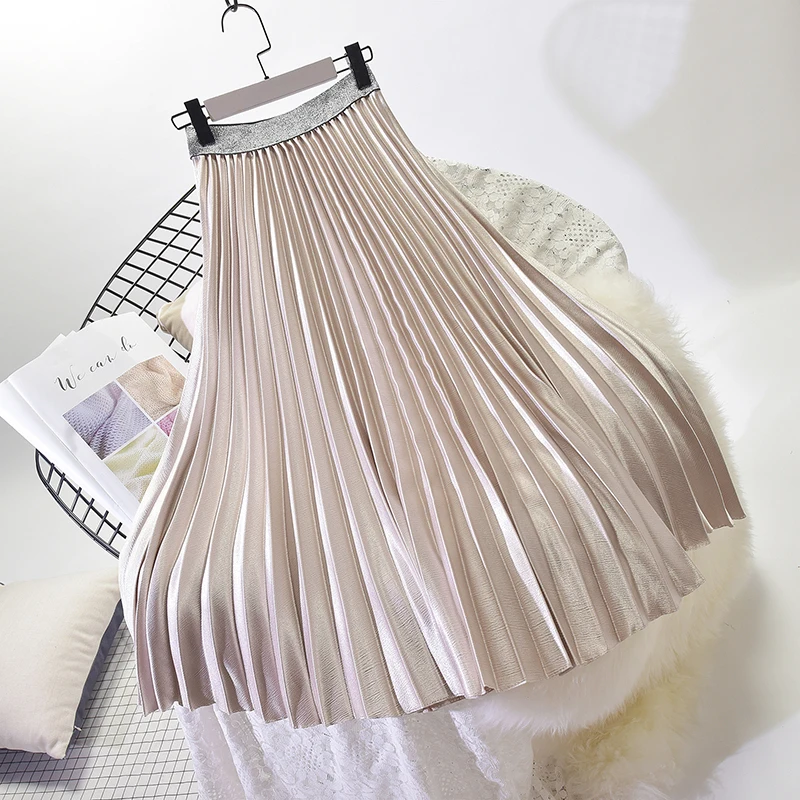 2020 Two Layer Spring Women Suede Skirt Long Pleated Skirts Top Brand Womens Saias Midi Faldas Vintage Women Midi Skirt
2020 Two Layer Spring Women Suede Skirt Long Pleated Skirts Top Brand Womens Saias Midi Faldas Vintage Women Midi Skirt