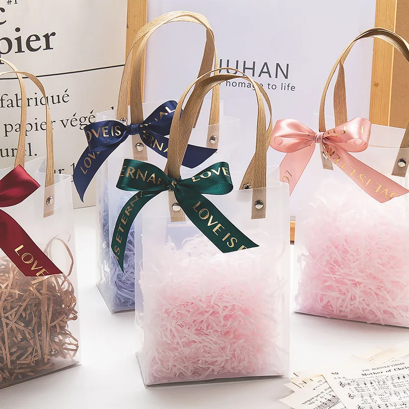 Translucent Gift Bags With Bowknot And Shred Paper For Wedding Home Party Packing Gifts Candy Souvenir Bridesmaid Gift Handbag
Translucent Gift Bags With Bowknot And Shred Paper For Wedding Home Party Packing Gifts Candy Souvenir Bridesmaid Gift Handbag